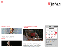 Tablet Screenshot of japansociety.org